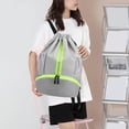 thumbnail image 4 of IFNWSV Sports Drawstring Backpack - Water Resistants String Bag with Side Mesh Pockets Shoe Compartment Gym Backpack for Women Men, 4 of 7