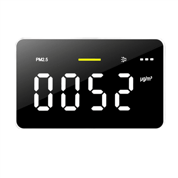 Air Quality Monitor, Indoor Air Quality Meter Detects PM2.5 and VOCs, Portable Detector, for Home Office School Hotel