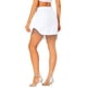 thumbnail image 3 of Falda Bodycon de Cintura Alta con Flecos y Dobladillo Asimétrico para Mujeres INSPIRE CHIC M Blanca, 3 of 5