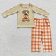 thumbnail image 1 of Ropa de dormir de Halloween para niños, conjunto de pantalones de fantasma de calabaza para niños, pijamas para niños, ropa para bebés, ropa para niños, venta al por mayor, 1 of 2