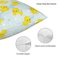 thumbnail image 3 of Honeii cute rubber duck Print Throw Pillow, Square Decorative Pillow Forms Soft Fluffy Plump Pillow Decorative Pillow Inserts,Couch Pillows-26"x26", 3 of 7