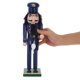 thumbnail image 5 of Figura tradicional de madera de un cascanueces de policía. Centro de mesa navideño festivo, adorno de escritorio y decoración de estantes. 36 cm, 5 of 8