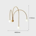 thumbnail image 5 of Arturesthome Decor Led Iron wall lamp Modern Living Room Glass Wall Light, 5 of 8