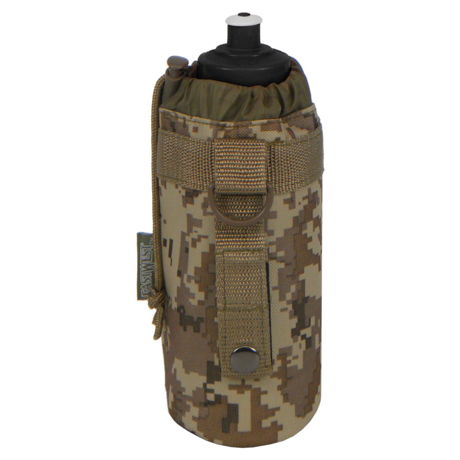 Tactical Military Water Bottle Pouch - Tan ACU