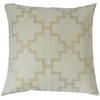 The Pillow Collection Hollace Geometric Euro Sham Linen