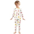 thumbnail image 3 of Watermelon Popsicle Pattern Cotton Pajamas 2 Piece Set Sleepwear Soft and Comfortable Homewear Nightwear, 3 of 7
