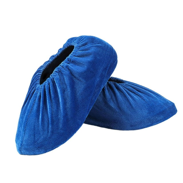Fundas reutilizables para zapatos shamjiam antideslizantes lavables azul talla 36-44