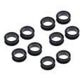 thumbnail image 3 of 10 Pcs Inserts de Doigts pour Coupe de Cheveux, Inserts de Doigts Détachables Réguliers pour Barbier Professionnel, Noir, 3 of 8