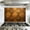Color 2, variant on Peel and Stick Backsplash Mural for Kitchen, 35.4x23.6 inch Oil-Proof Vinyl Wall Decal Abstract Vintage Print Shapes Golden Lines White Blue Butterflies Removable Wallpaper for Stove