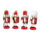 thumbnail image 3 of Mini figura de Cascanueces de madera, Cascanueces navideño tradicional para bodas Rojo Verde, 3 of 9