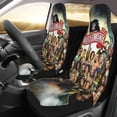 thumbnail image 3 of Wres-Tler W-W,E Car Seat Cover Front Seats Full Set of 2 Vehicle Seat Protector Fit Cars, Sedan, Truck, SUV, Van, 3 of 8