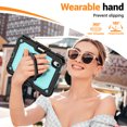 thumbnail image 3 of Case for iPad Mini 7 2024/Mini 6 2021 8.3 inch 7th/6th Gen, 360 Rotating Stand Handle Shoulder Strap Heavy Duty Shockproof Cover, Sky Blue PC, 3 of 7