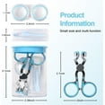 thumbnail image 6 of QD-Gotrays Color Contact Lenses Wearing Aids, Contact Lens Eyelid Stretcher, Eye Contact Removal Tweezers, Contact Lens Eyelid Wearingtool for New User, 6 of 9