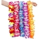 thumbnail image 4 of 24 piezas de collares hawaianos tropicales, collar hawaiano de flores, collar hawaiano, paquete de 12 collares de flores con 12 pinzas para el pelo de flores de plumeria, para playa de verano, decoración de fiesta temática de playa esquí esquí Gafas de esquí, 4 of 5