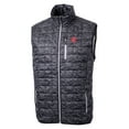 thumbnail image 2 of Men's Cutter & Buck  Black NC State Wolfpack Rainier PrimaLoft Eco Insulated Printed Full-Zip Puffer Vest, 2 of 3