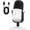 White, variant on Gaming Microphone with Noise Cancellation & Mute Button, USB Condenser Mic for Streaming/Recording, Ultra-Compact Design, Compatible with PC/Mac/PS4/PS5, Podcast/YouTube/Twitch/Discord (White)