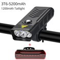 thumbnail image 1 of 10000mAh Front Bike Light 5T6 3000 Lumens Bicycle Light USB Rechargeable Powerful Flashlight MTB Lamp LED Headlight Rear Light ,Powerful Illumination, 1 of 7