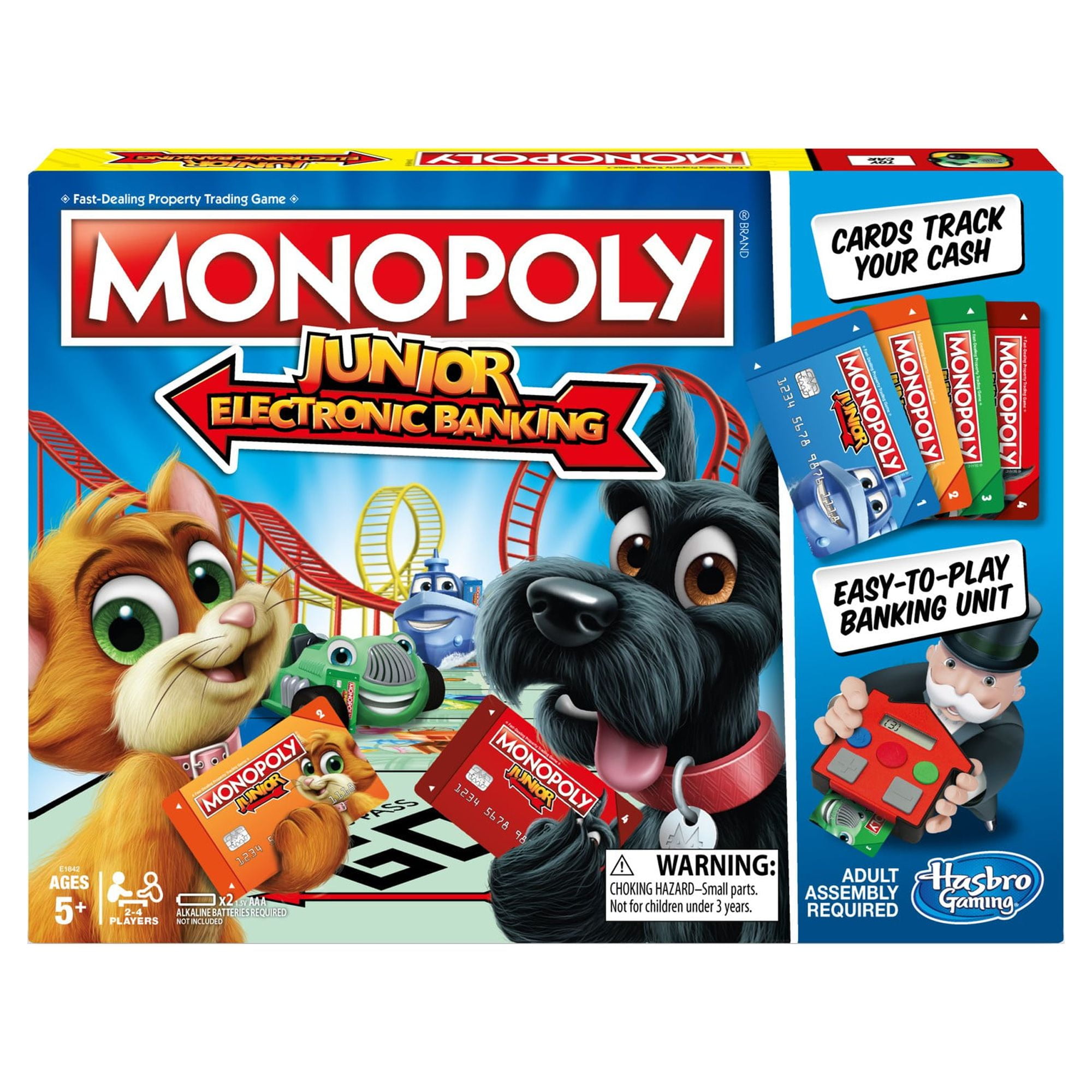 Monopoly Junior Electronic Banking, Games for Ages 5 and up