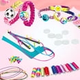 thumbnail image 4 of Friendship Bracelet Making Kit DIY Braiding Bracelet Making Kit Best Friend Bracelet Making Kit Charm Bracelet Maker Kit for Girls, 4 of 5