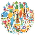 thumbnail image 2 of 35pcs-50pcs Hawaii Stickers Tropical Kids Stickers Beach Waterproof Funny Stickers Pack for Luggage Phone Laptop, 2 of 9