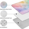 thumbnail image 5 of Soft Pastel Cloudscape Bathroom Rugs Sets 3 Piece,Toilet Cover Set,Absorbent Non Slip Bathroom Mats Sets with U-Shaped Contour Rug Toilet Rug Set, 5 of 5