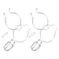 thumbnail image 1 of OUNONA 2Pcs Mason Jar Fastening Stainless Steel Wire Clamp Kitchen Storage for Organizers, 1 of 8