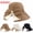 Khaki, variant on 1 PCS Fashion Women Summer Hat Hot Sold Beach Ladies Cap Wide Brim Sun Hat With Elegant Bow UPF Summer Beach Cap Hot Sold Hat - Khaki