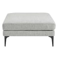 thumbnail image 3 of Modway Evermore Upholstered Fabric Ottoman in Light Gray, 3 of 6