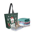 thumbnail image 2 of FORMRS Womens Canvas Tote Bag with Zipper Inner Pocket Shoulder Handbag, Christmas Dog, 2 of 7