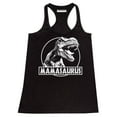 thumbnail image 2 of Mamasaurus Funny Mother Dinosaur T-Rex Head Women's Tank Top, L, Black, 2 of 3