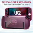 thumbnail image 3 of Protective Hard Case for Nintendo Switch 2 2025, Soft Grip Cover for Joy Con,Detachable JoyCon Controller Shockproof & Scratch-Resistant Console Shell, 3 of 7
