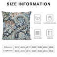 thumbnail image 5 of BANET Decorative Pillow Covers Throw Pillow Cases, ,Blue Brown Cream Multicolor White, 5 of 5