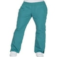 thumbnail image 4 of CHOK Workwear Originals Women‘s Scrubs Pant Mid Rise Straight Leg Pull-On Cargo WW210, 4 of 7