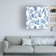 thumbnail image 3 of Canvas Wall Art - Jean Plout 'Indigo Botanical 13' Wall Art for Living Room, Bedroom, or Office Décor by Trademark Fine Art - 18 x 18 Inches, 3 of 4