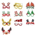 thumbnail image 2 of Gafas de Navidad CUTICAT Accesorios para fotografía Sombreros de Santa 10 piezas, 2 of 7