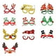 thumbnail image 2 of Gafas de Navidad CUTICAT Accesorios para fotografía Sombreros de Santa 10 piezas, 2 of 7