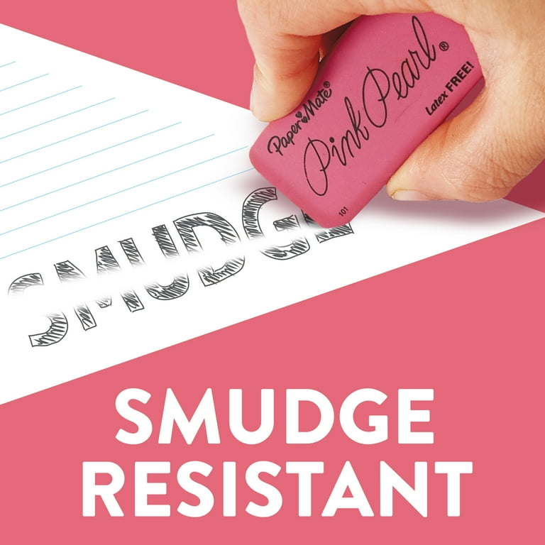 Amazon.com: Paper Mate Erasers | Pink Pearl Large Erasers 12