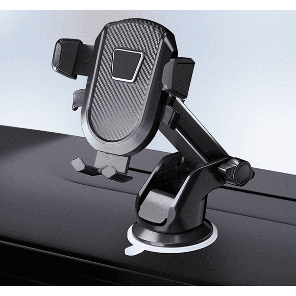 Soporte para Teléfono de Coche [Succión de Grado Militar], Soporte Universal para Teléfono Móvil, para Salpicadero, Parabrisas, Compatible con iPhone y Android.