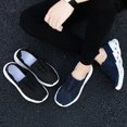 thumbnail image 5 of XIHAHA-zapatos tejidos de fondo plano para hombre, zapatillas ligeras resistentes al desgaste para correr al aire libre, cómodas y transpirables, nueva moda, 5 of 5