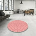 thumbnail image 4 of Ahgly Company Machine Washable Indoor Rectangle Transitional Pastel Pink Area Rugs, 2' x 5', 4 of 7