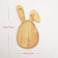 thumbnail image 4 of Easter Wooden Serving Platters, Bunny & Egg Shape Charcuterie Boards, Decorative Wood Trays for Snack, Cheese, Spring Holiday and Housewarming Presents (Style A), 4 of 7