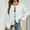 006 White, variant on Women’s Fall Lightweight Soft Knit Cardigan Casual Long Sleeve Crew Neck Tie Open Front Coat