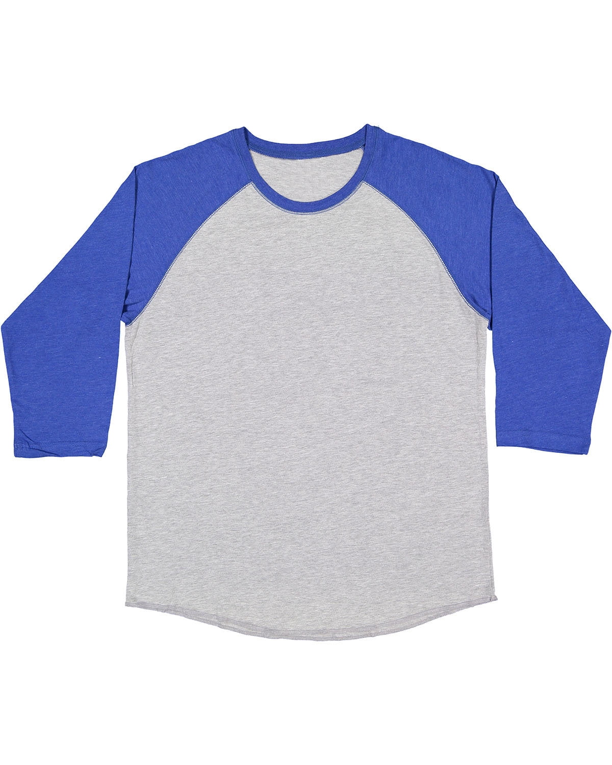 Aquaguard 100% Cotton Men's Vintage Baseball T-Shirt crew neck tee (3 Pack) - 3XL - VN Heather/VN ROYAL