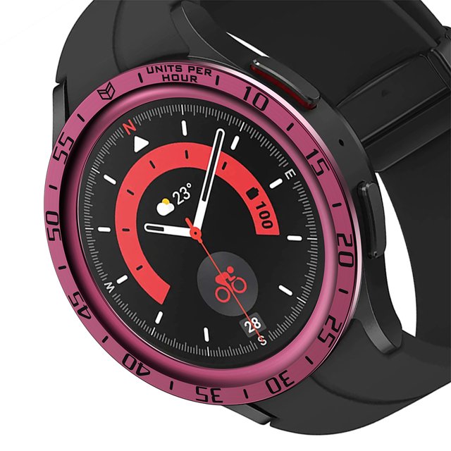 Anillo De Reloj Anillo de inserción de bisel de metal con protección de escala para Samsung Galaxy Watch5 Pro 45mm