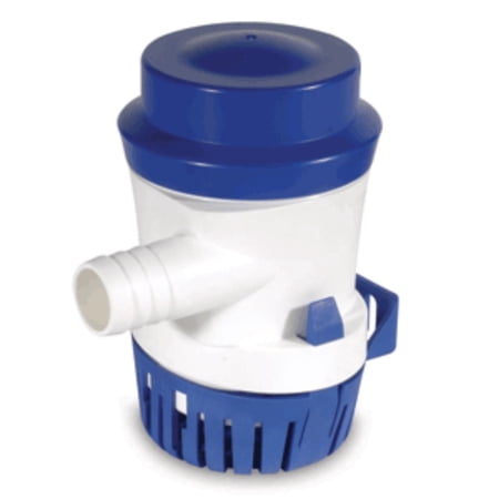 8 Blue Contemporary 12VDC Port Submersible Bilge Pump