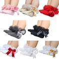 thumbnail image 3 of Baby Girls Lace Princess Socks Kids Ruffle Frilly Socks Sweet Cotton Ankle Socks Xmas Gift for Baby Girl, 3 of 7