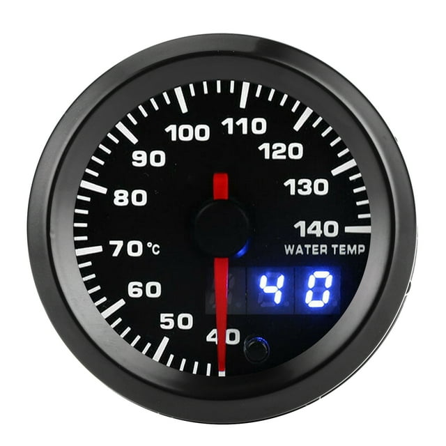 Medidor De Temperatura Del Agua, Medidor De Temperatura Del Agua 40-140 Grados Celsius Profesional Universal Para Automóviles De 12 V