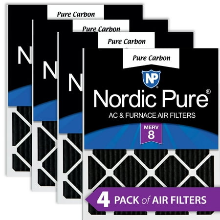 

14x30x1 (13_15/16x29_15/16) Pure Carbon Odor Reduction Furnace Air Filter 4 Pack