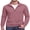 08-VG-Wine Red, variant on JWD Mens Quarter Zip Pullover Mock Neck Long Sleeve Casual Sweatshirt Lightweight Knit Top Navy Blue L