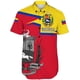 thumbnail image 5 of Nueva blusa estampada de manga corta 3D de Venezuela a la moda, informal, para uso diario, para deportes callejeros, unisex, con gráfico del emblema nacional venezolano, 5 of 5